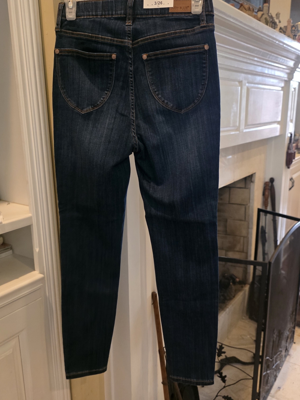 Judy Blue Deep Blue Denim Skinny Jeans - Picture 2 of 4